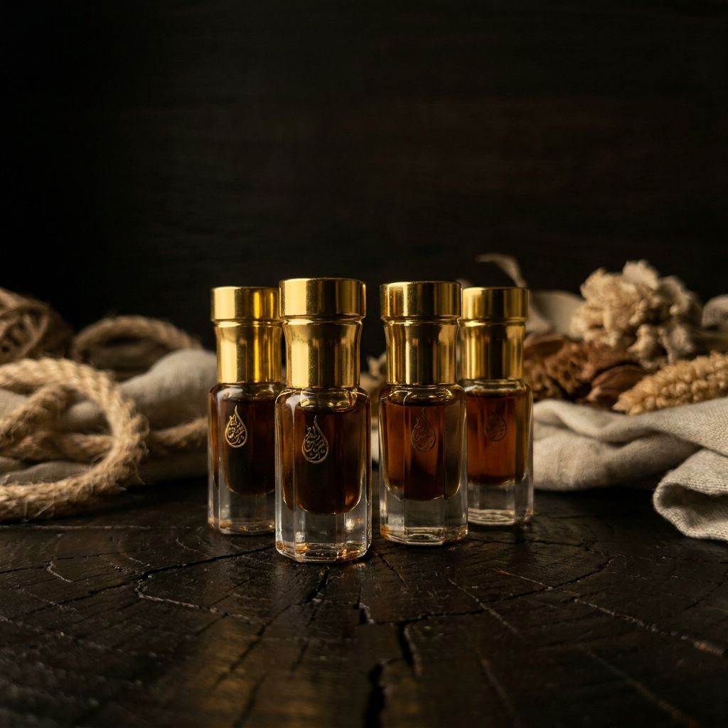 OUD REVE oud oil bottle on marble
